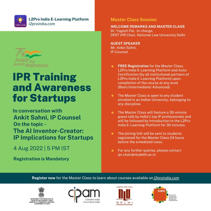 Plate II of II, from the record of Azadi Ka Amrit Mahotsav: Free IPR Master Classes