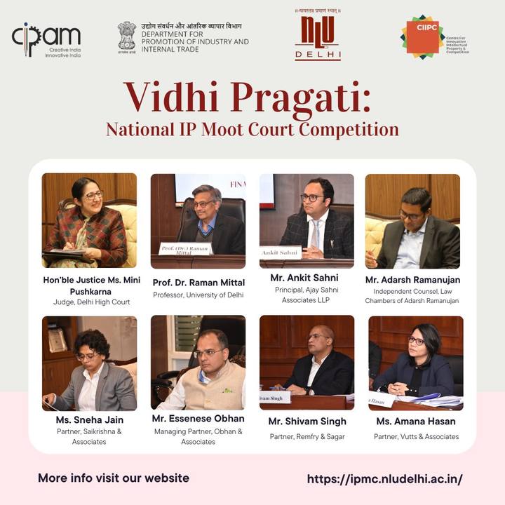 Plate III of XVI, from the record of Vidhi Pragati National IP Moot Court Competition, 2025