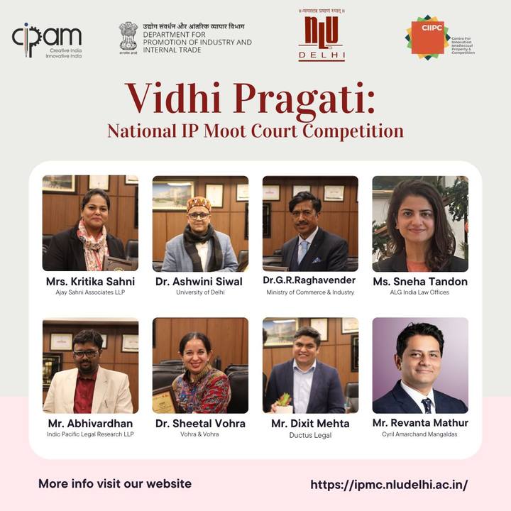 Plate VI of XVI, from the record of Vidhi Pragati National IP Moot Court Competition, 2025