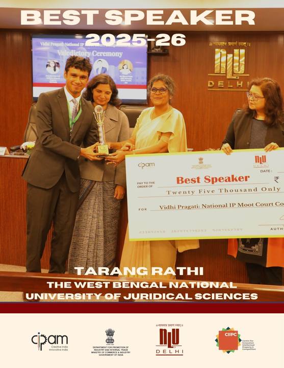 Plate V of X, from the record of 2nd Vidhi Pragati National IP Moot Court Competition, 2026